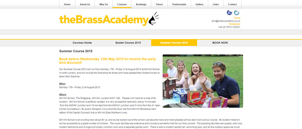 brass academy summer course screenshot brass academy summer course screenshot