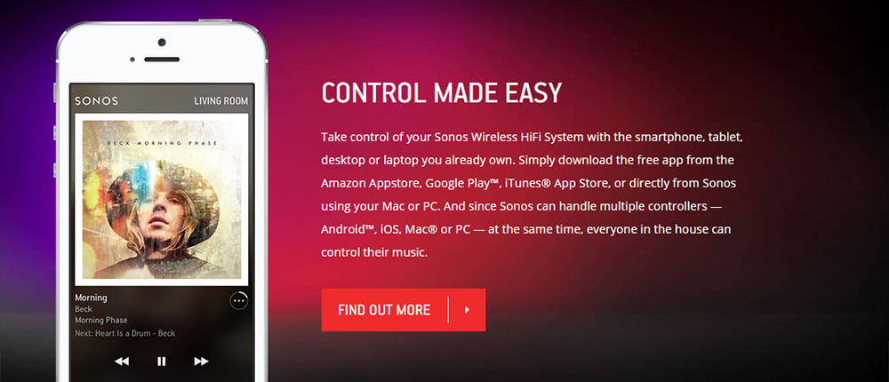 SONOS Play app SONOS Play app